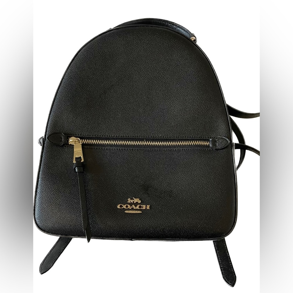 Coach backpack. Leather. Used once.